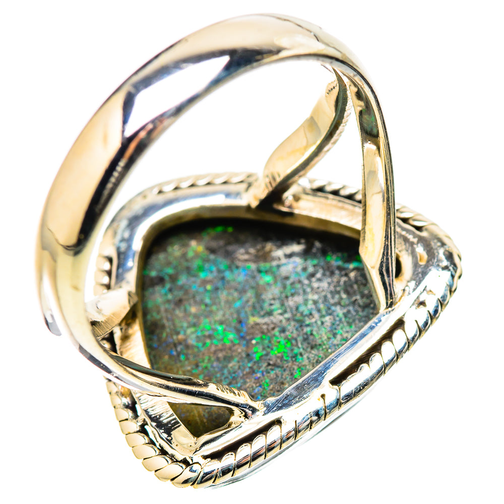 Andamooka Opal Rings handcrafted by Ana Silver Co - RING131341 - Photo 3