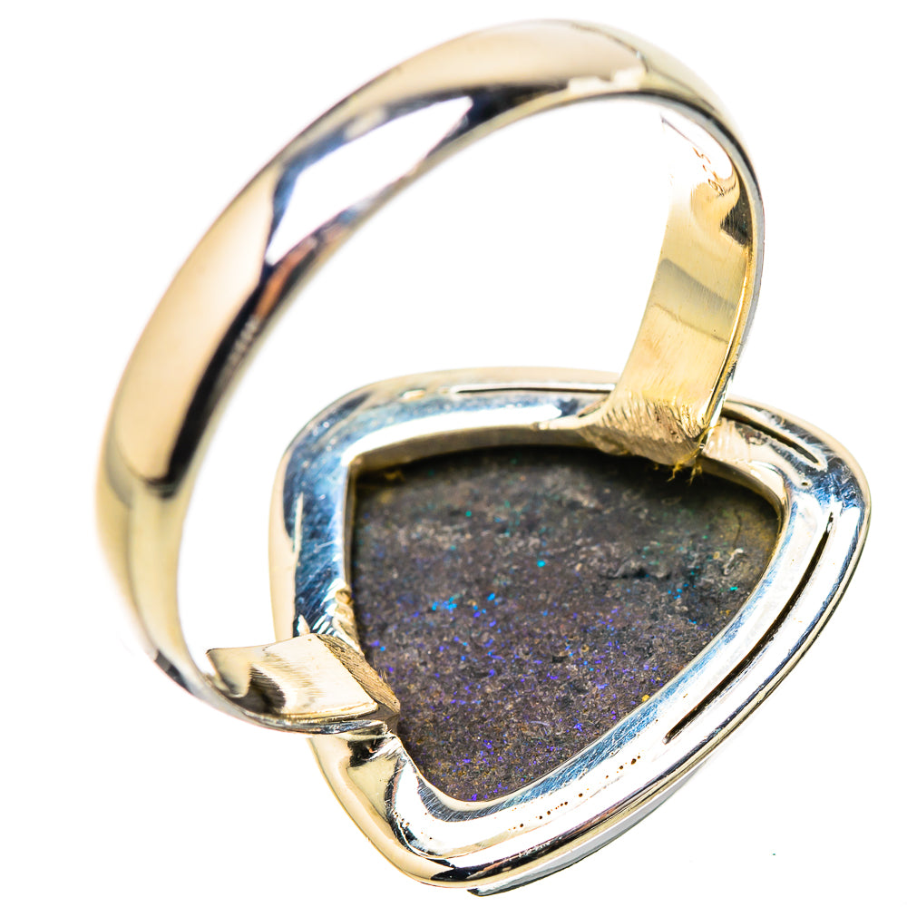 Andamooka Opal Rings handcrafted by Ana Silver Co - RING131369 - Photo 3