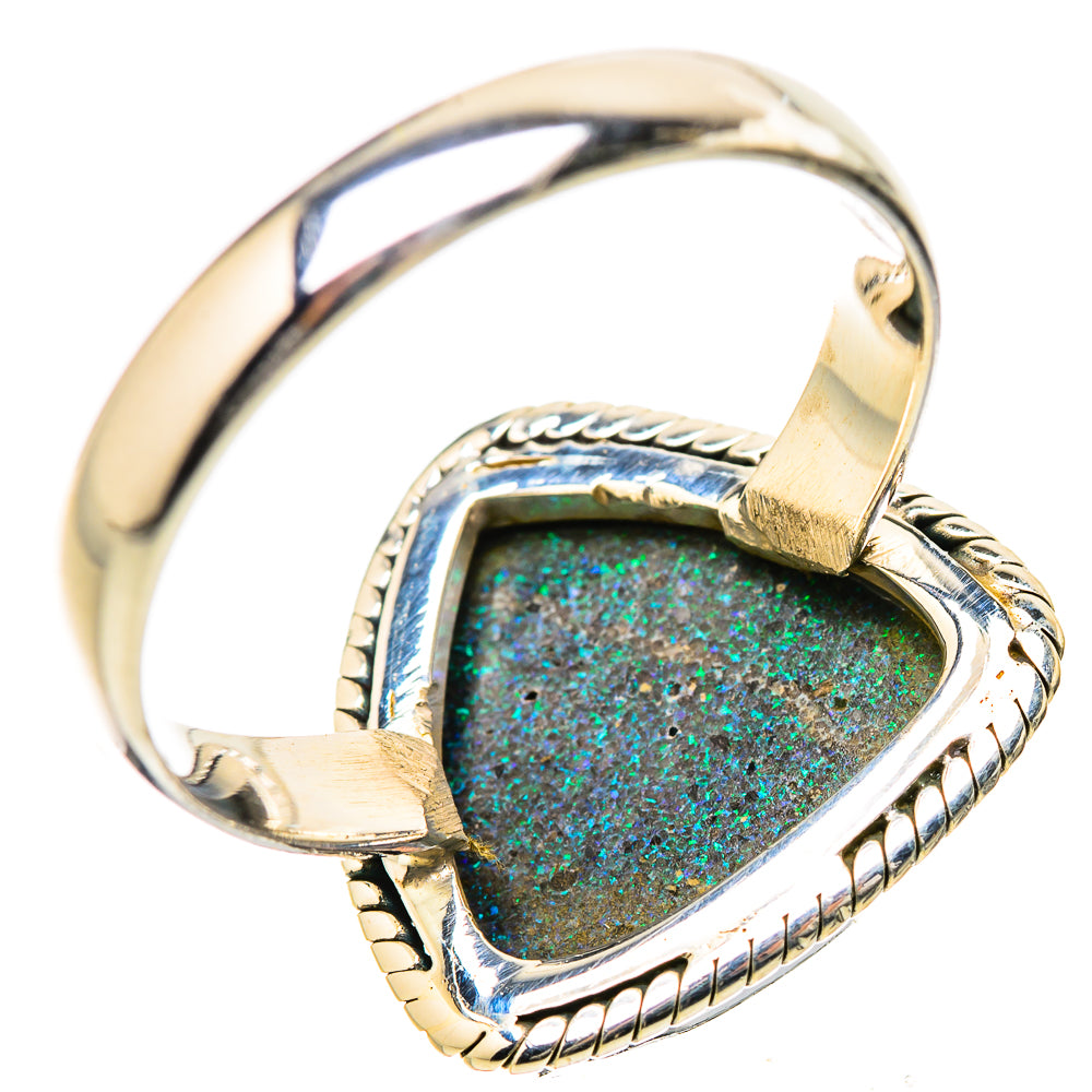 Andamooka Opal Rings handcrafted by Ana Silver Co - RING131378 - Photo 3