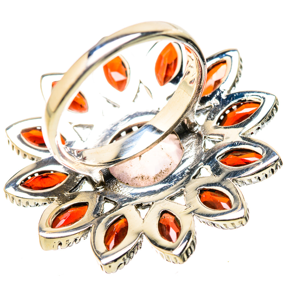 Rose Quartz Rings handcrafted by Ana Silver Co - RING131391 - Photo 3