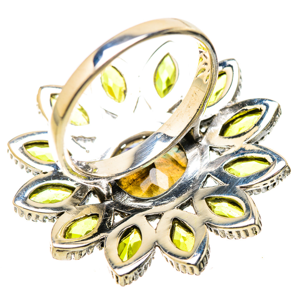 Labradorite Rings handcrafted by Ana Silver Co - RING131393 - Photo 3