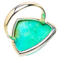 Peruvian Amazonite Rings handcrafted by Ana Silver Co - RING131395 - Photo 3