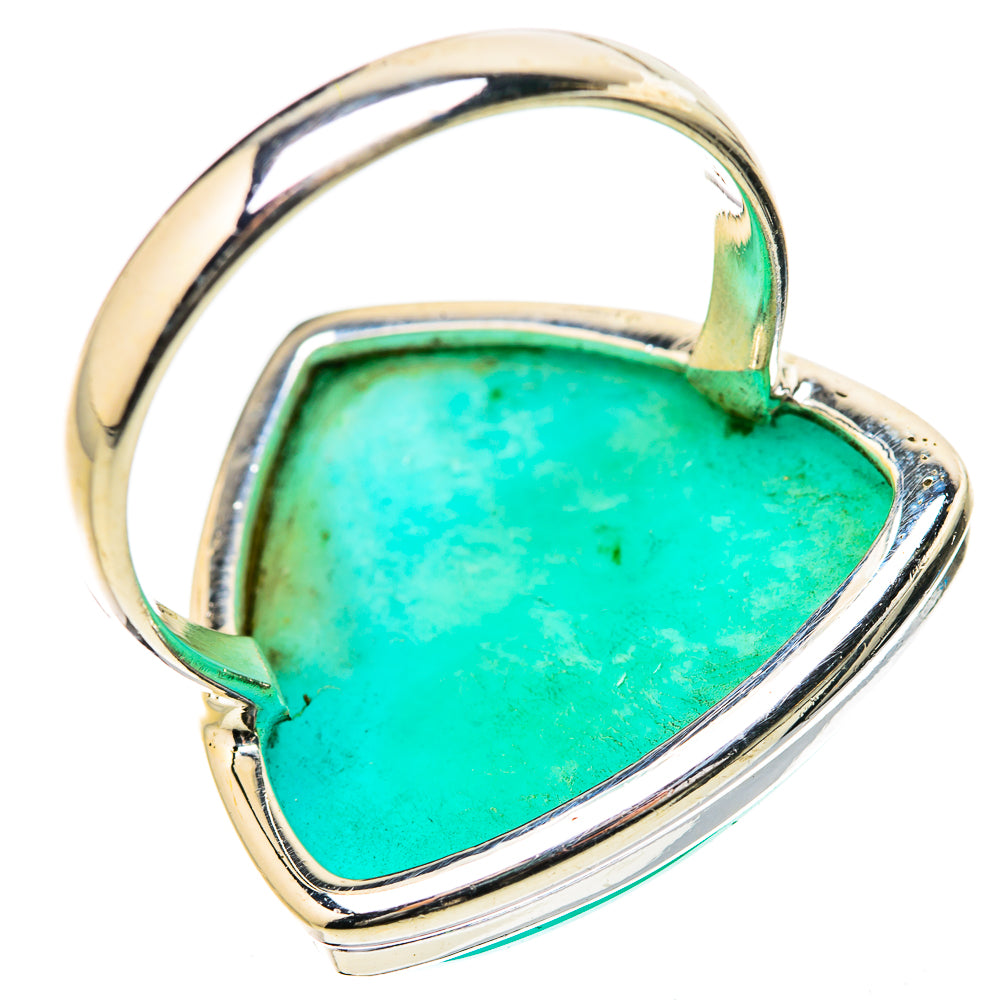 Peruvian Amazonite Rings handcrafted by Ana Silver Co - RING131395 - Photo 3