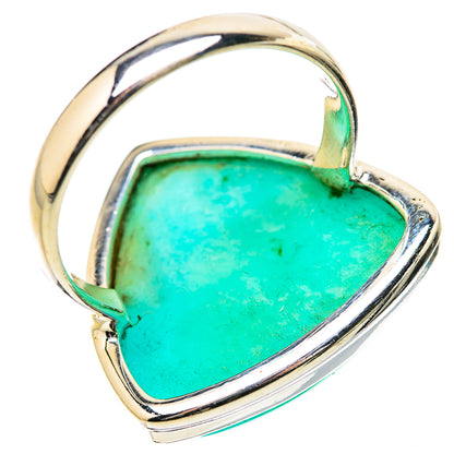 Peruvian Amazonite Rings handcrafted by Ana Silver Co - RING131395 - Photo 3