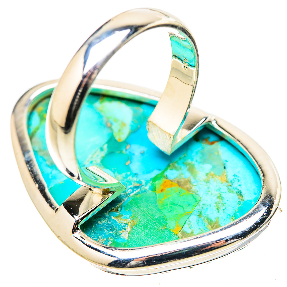 Chrysocolla Rings handcrafted by Ana Silver Co - RING131396 - Photo 3