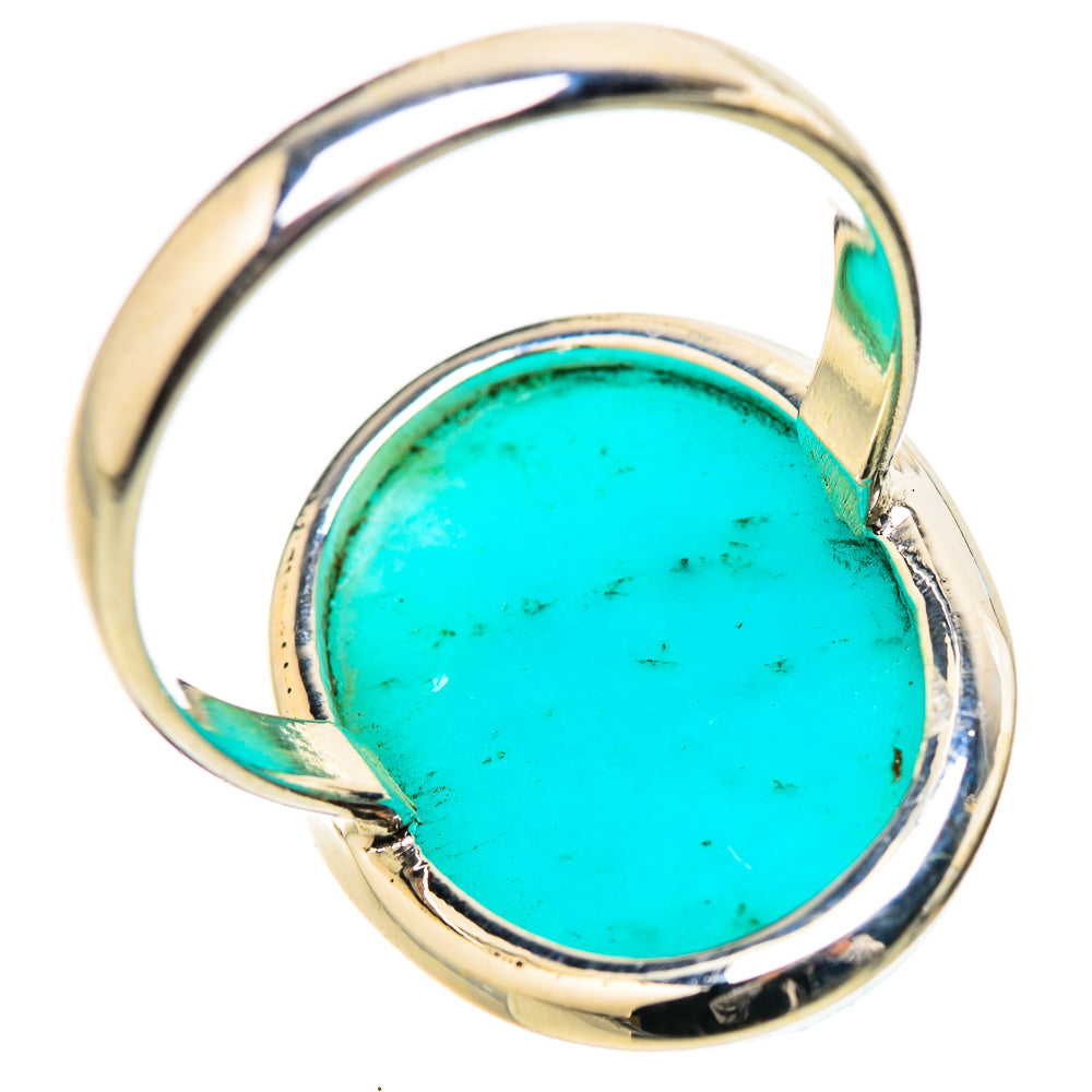 Peruvian Amazonite Rings handcrafted by Ana Silver Co - RING131397 - Photo 3