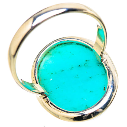 Peruvian Amazonite Rings handcrafted by Ana Silver Co - RING131397 - Photo 3