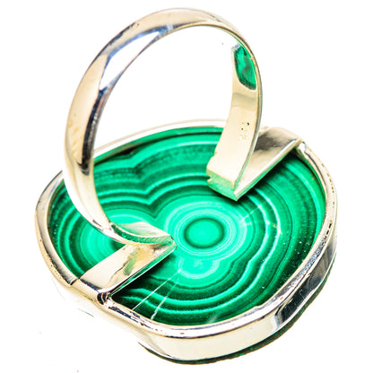 Malachite Rings handcrafted by Ana Silver Co - RING131398 - Photo 3