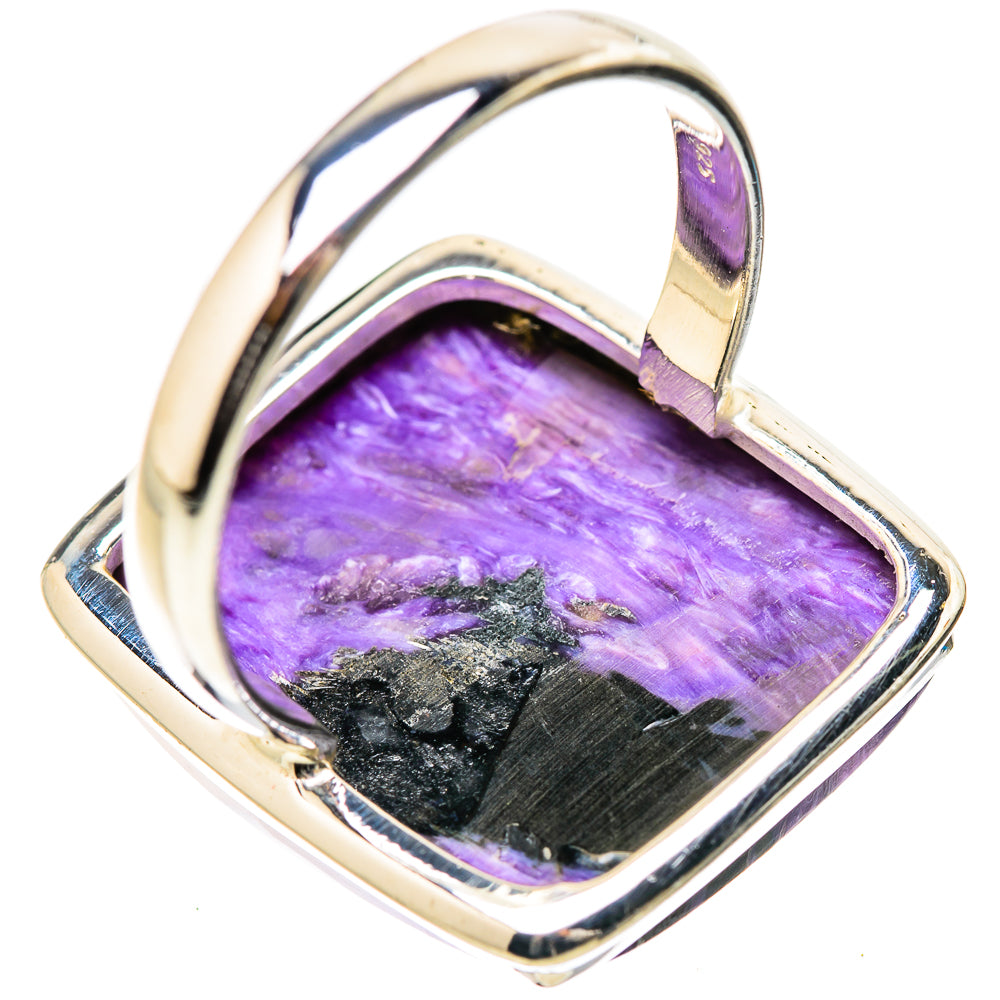 Charoite Rings handcrafted by Ana Silver Co - RING131402 - Photo 3