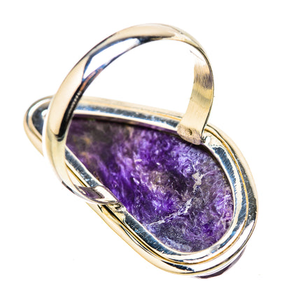 Charoite Rings handcrafted by Ana Silver Co - RING131403 - Photo 3