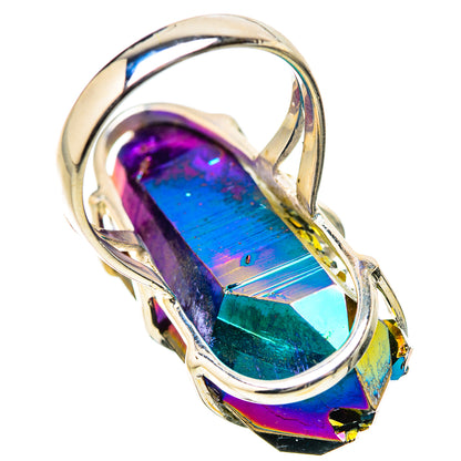 Titanium Sunshine Druzy Rings handcrafted by Ana Silver Co - RING131408 - Photo 3