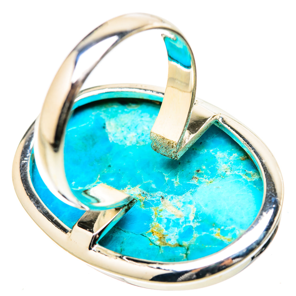 Chrysocolla Rings handcrafted by Ana Silver Co - RING131411 - Photo 3
