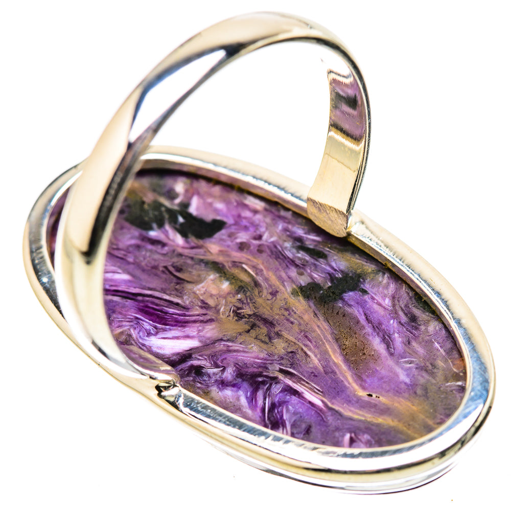 Charoite Rings handcrafted by Ana Silver Co - RING131420 - Photo 3