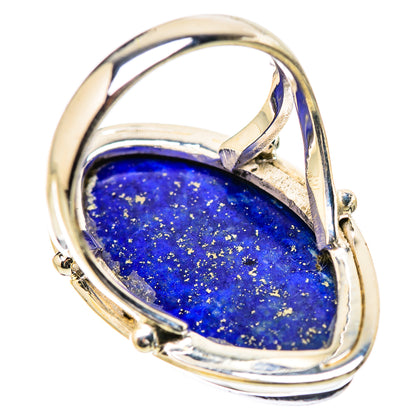 Lapis Lazuli Rings handcrafted by Ana Silver Co - RING131427 - Photo 3
