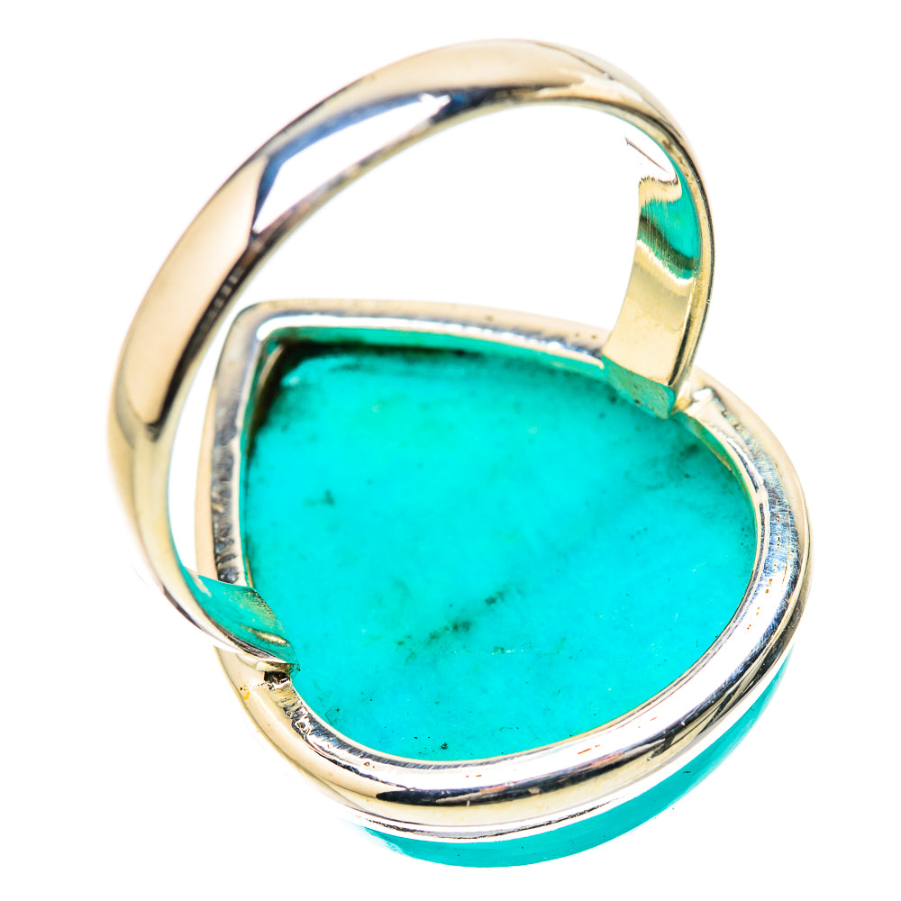 Peruvian Amazonite Rings handcrafted by Ana Silver Co - RING131430 - Photo 3