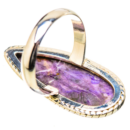 Charoite Rings handcrafted by Ana Silver Co - RING131437 - Photo 3