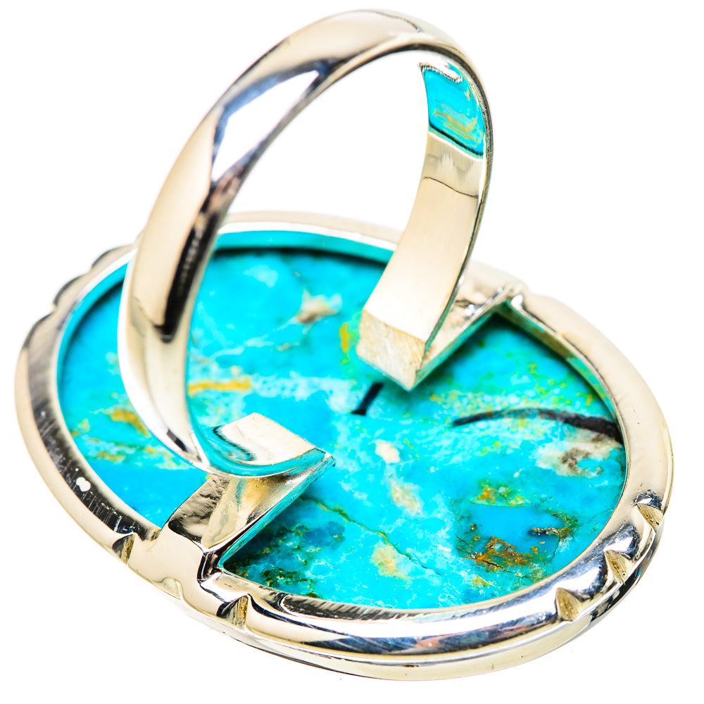 Chrysocolla Rings handcrafted by Ana Silver Co - RING131444 - Photo 3
