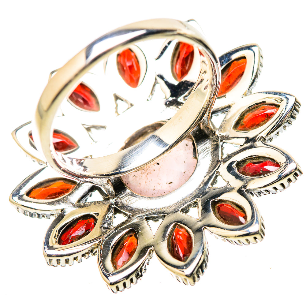 Rose Quartz Rings handcrafted by Ana Silver Co - RING131452 - Photo 3