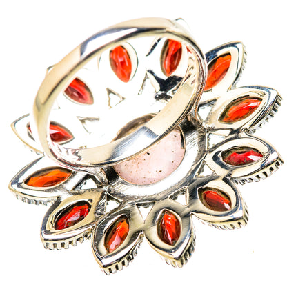 Rose Quartz Rings handcrafted by Ana Silver Co - RING131452 - Photo 3