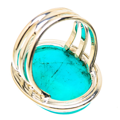 Peruvian Amazonite Rings handcrafted by Ana Silver Co - RING131466 - Photo 3