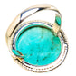 Peruvian Amazonite Rings handcrafted by Ana Silver Co - RING131467 - Photo 3