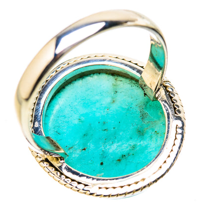 Peruvian Amazonite Rings handcrafted by Ana Silver Co - RING131467 - Photo 3