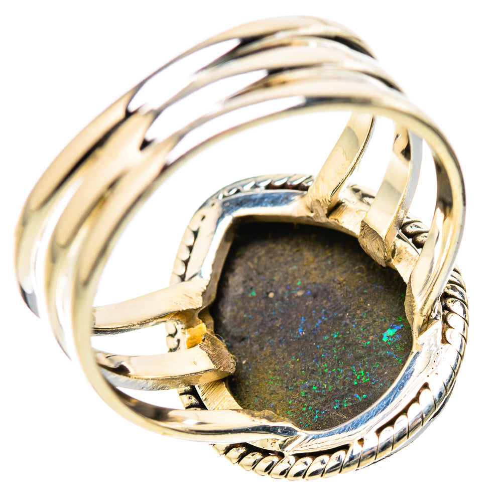 Andamooka Opal Rings handcrafted by Ana Silver Co - RING131489 - Photo 3