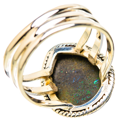 Andamooka Opal Rings handcrafted by Ana Silver Co - RING131489 - Photo 3