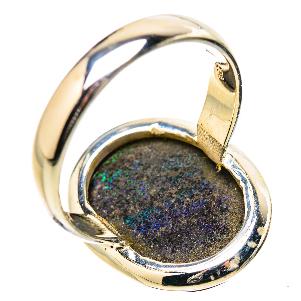 Andamooka Opal Rings handcrafted by Ana Silver Co - RING131491 - Photo 3