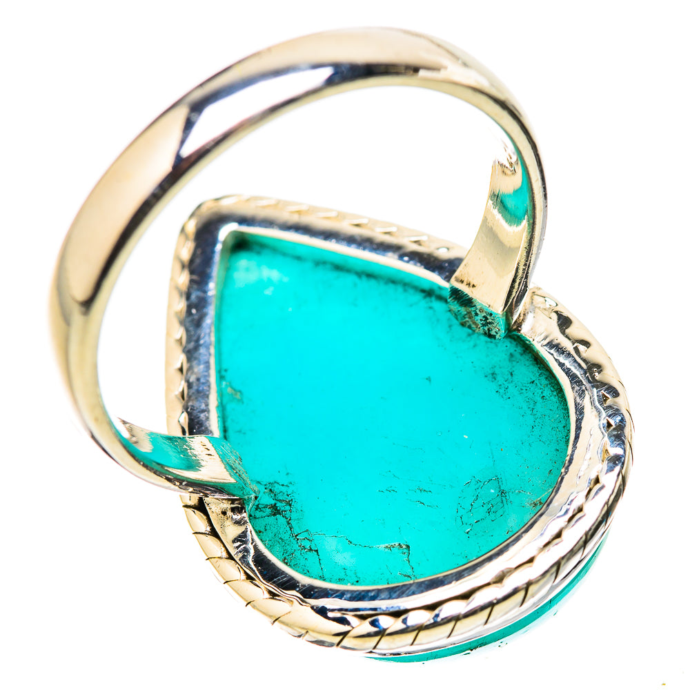 Peruvian Amazonite Rings handcrafted by Ana Silver Co - RING131492 - Photo 3