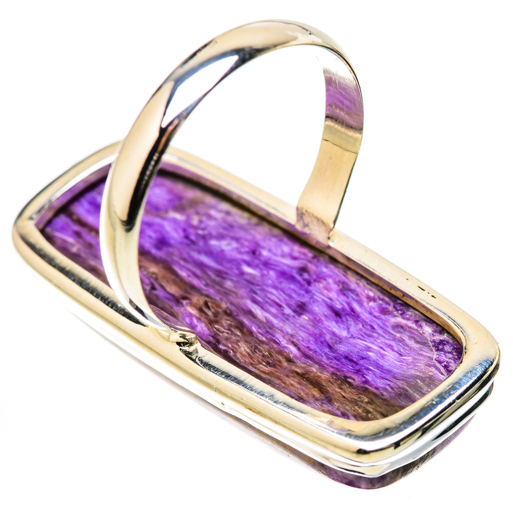 Charoite Rings handcrafted by Ana Silver Co - RING131517 - Photo 3