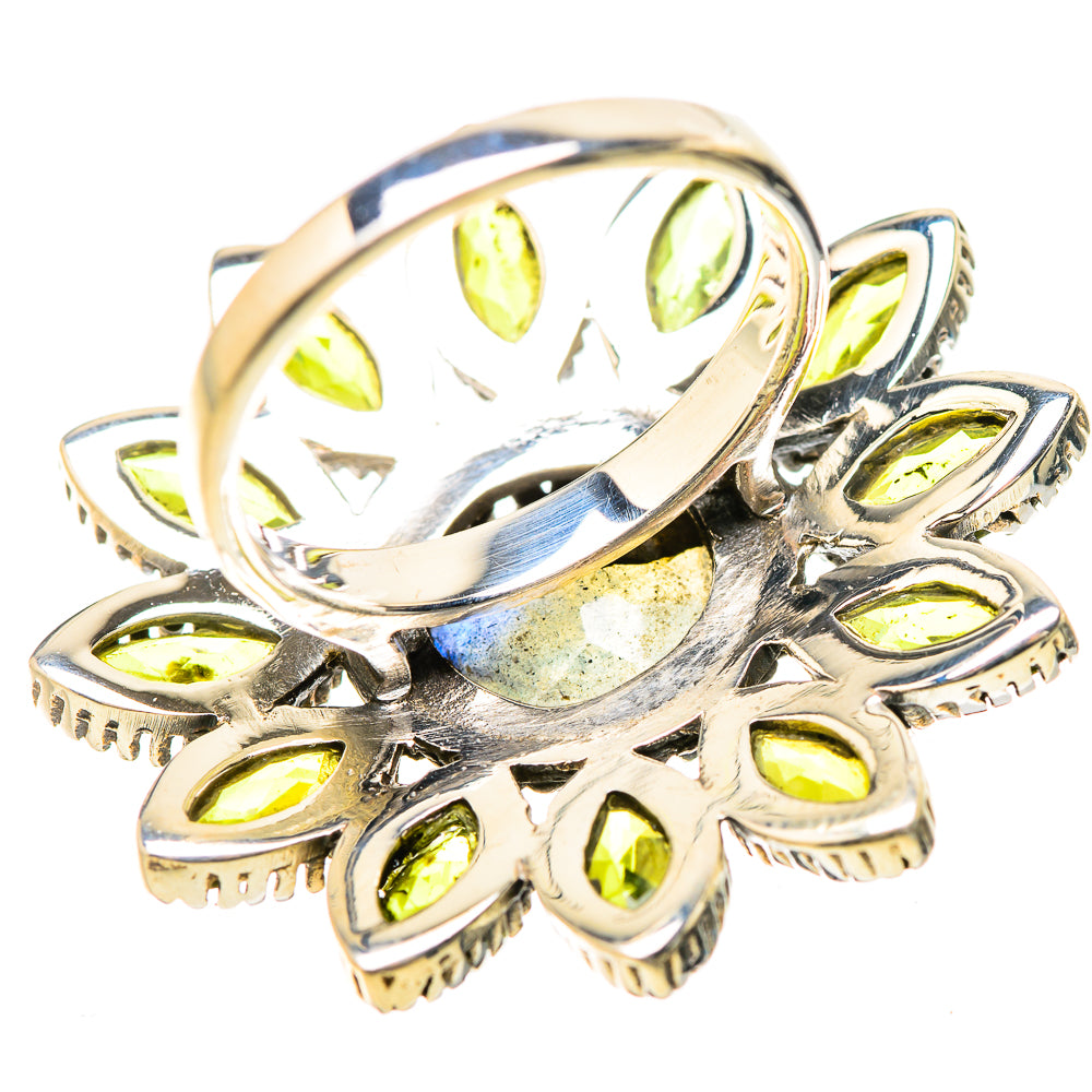 Labradorite Rings handcrafted by Ana Silver Co - RING131526 - Photo 3