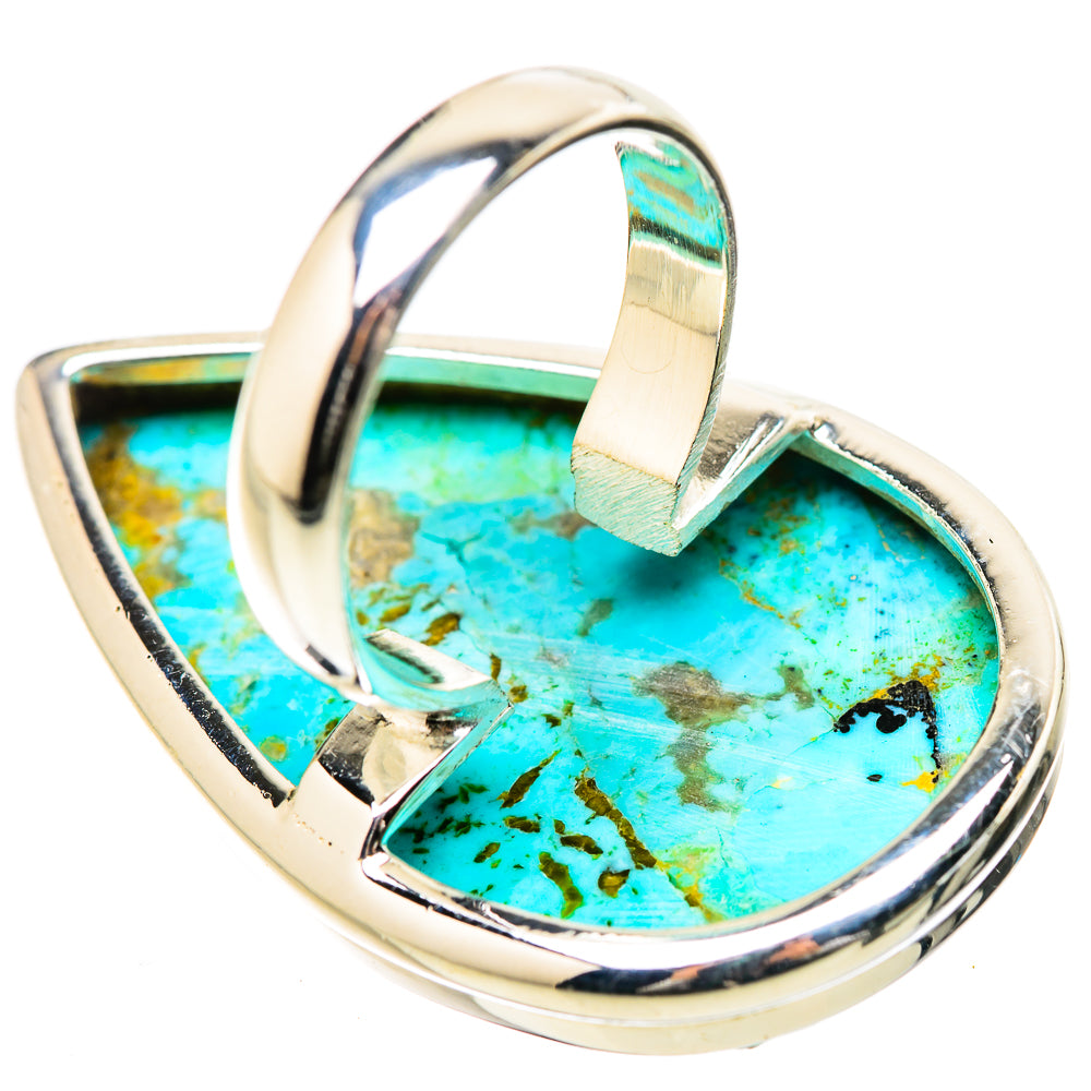 Chrysocolla Rings handcrafted by Ana Silver Co - RING131529 - Photo 3