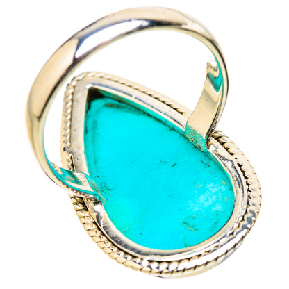 Peruvian Amazonite Rings handcrafted by Ana Silver Co - RING131530 - Photo 3