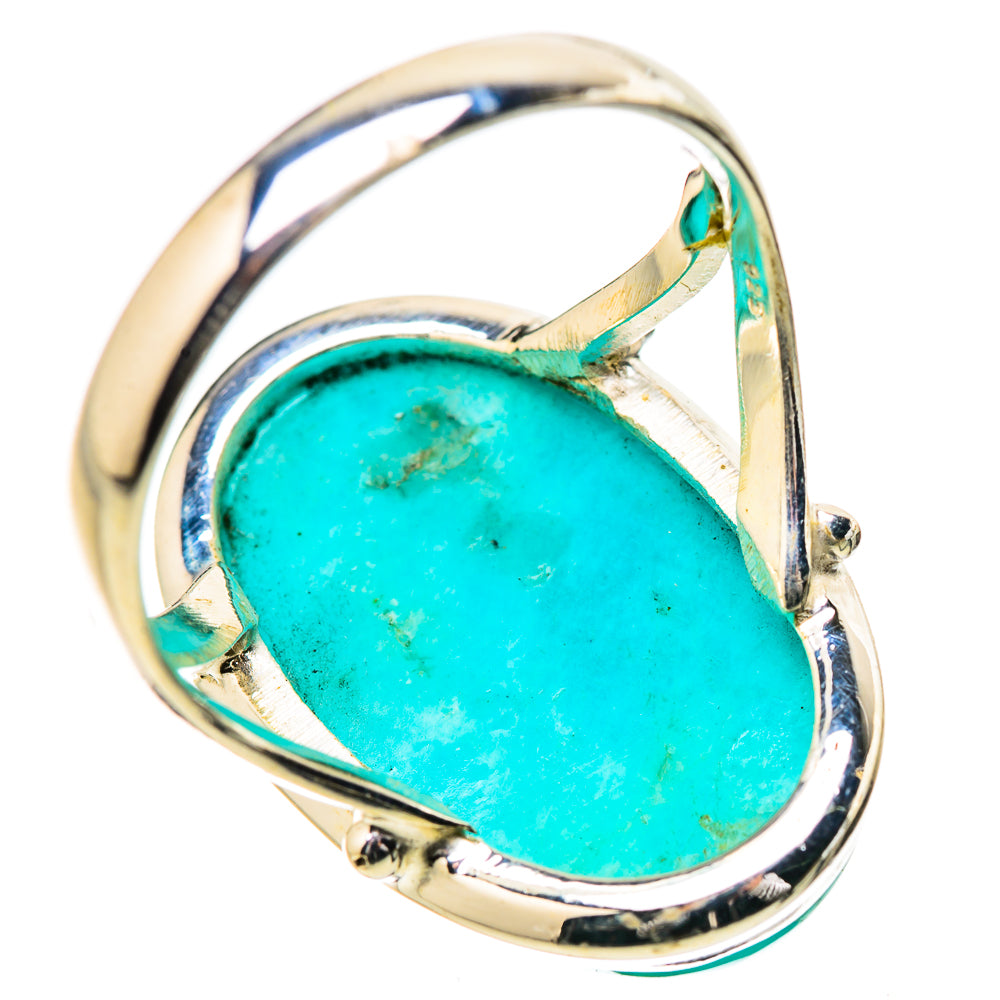 Peruvian Amazonite Rings handcrafted by Ana Silver Co - RING131532 - Photo 3