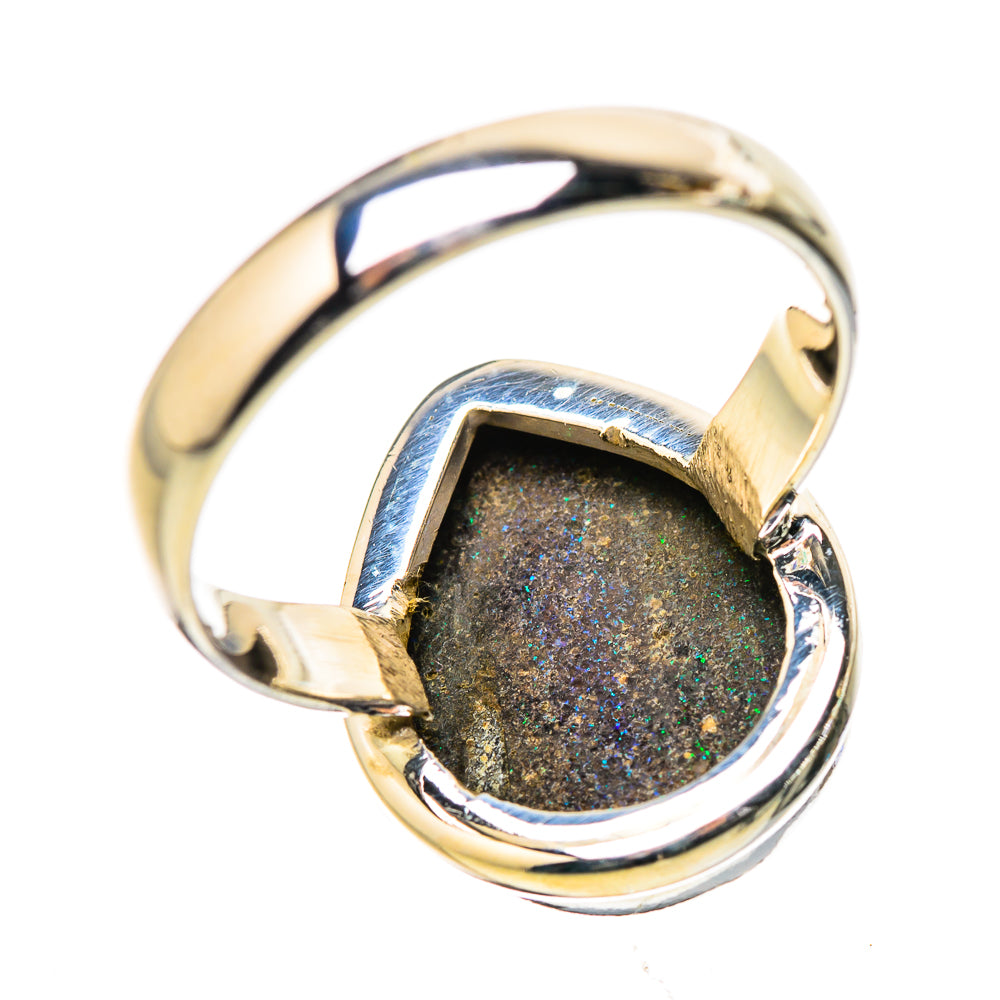 Andamooka Opal Rings handcrafted by Ana Silver Co - RING131559 - Photo 3