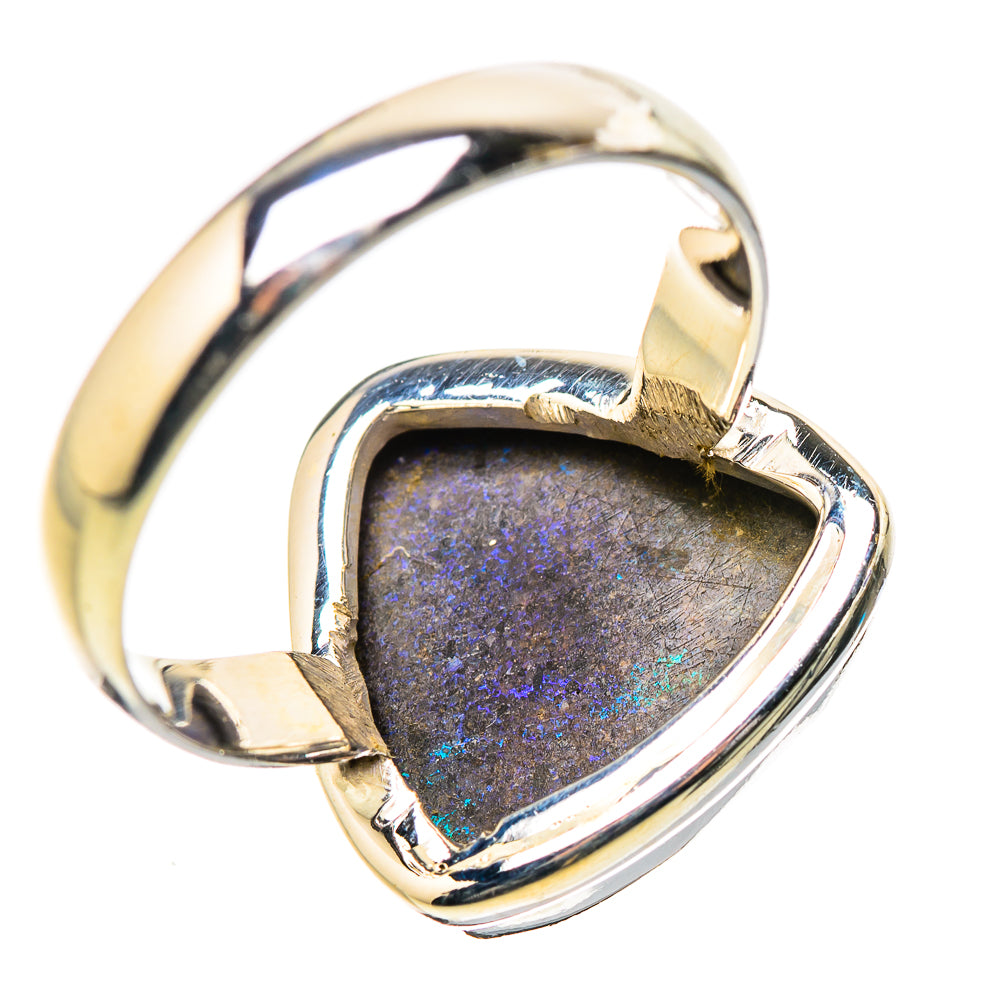 Andamooka Opal Rings handcrafted by Ana Silver Co - RING131573 - Photo 3