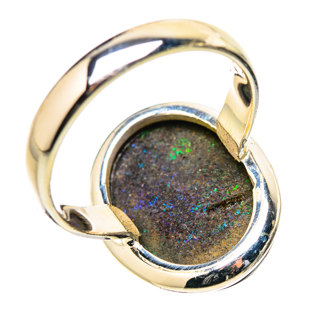 Andamooka Opal Rings handcrafted by Ana Silver Co - RING131574 - Photo 3