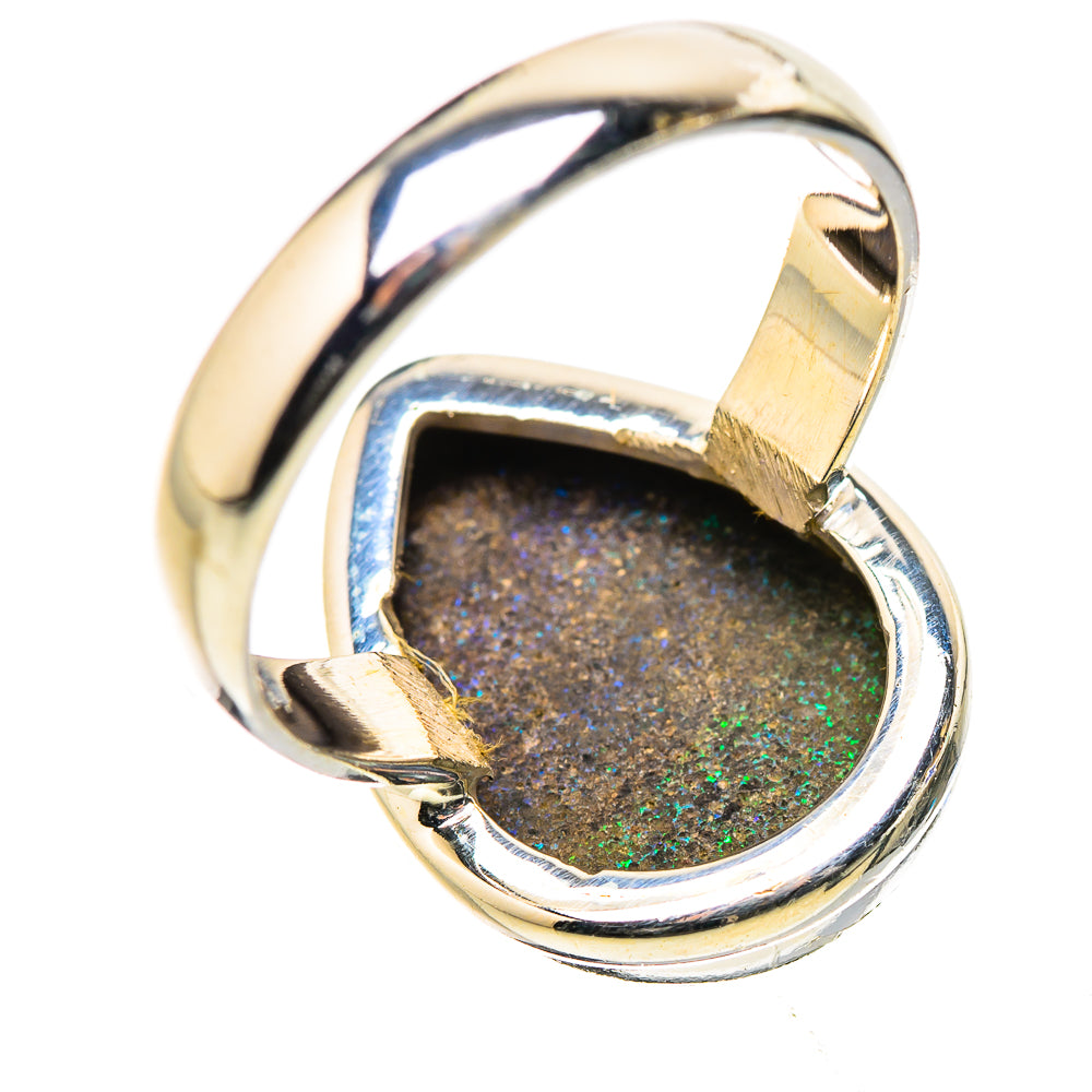 Andamooka Opal Rings handcrafted by Ana Silver Co - RING131586 - Photo 3