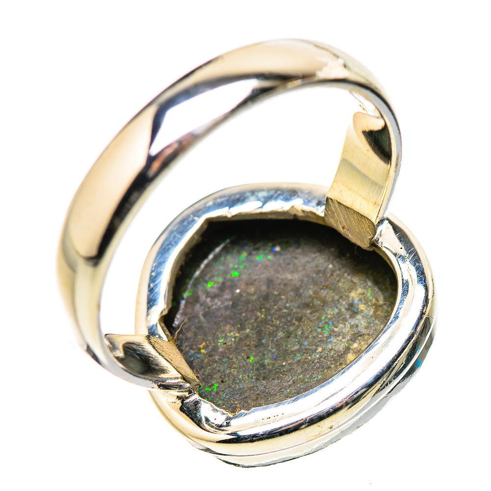 Andamooka Opal Rings handcrafted by Ana Silver Co - RING131588 - Photo 3