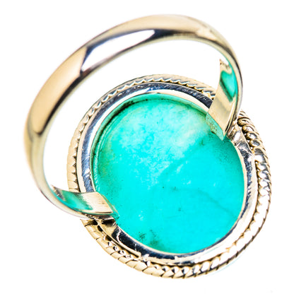 Peruvian Amazonite Rings handcrafted by Ana Silver Co - RING131589 - Photo 3