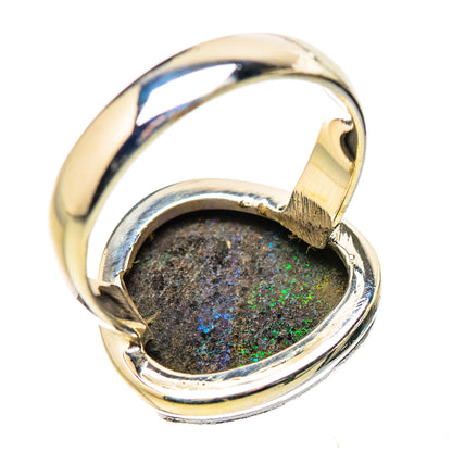 Andamooka Opal Rings handcrafted by Ana Silver Co - RING131610 - Photo 3