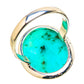 Peruvian Amazonite Rings handcrafted by Ana Silver Co - RING131611 - Photo 3