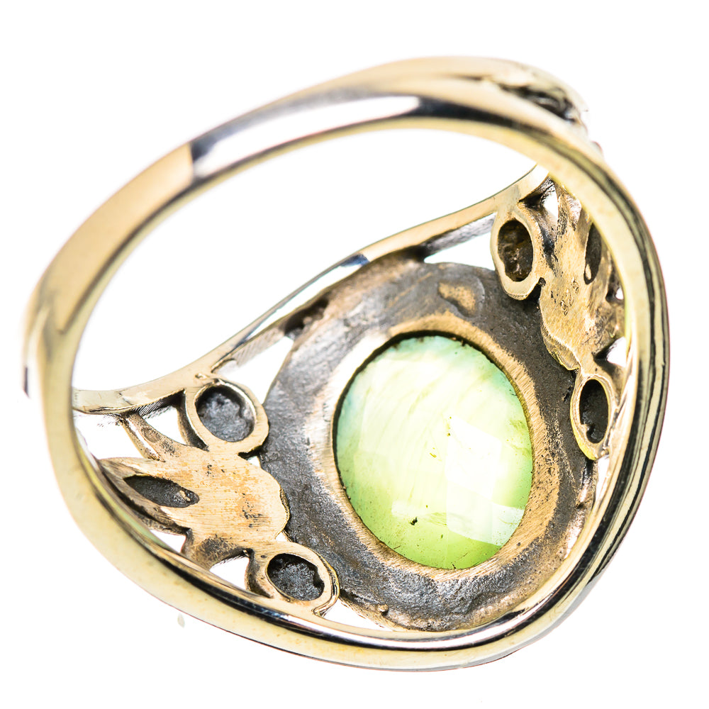 Prehnite Rings handcrafted by Ana Silver Co - RING131614 - Photo 3