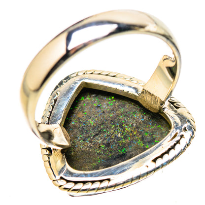 Andamooka Opal Rings handcrafted by Ana Silver Co - RING131624 - Photo 3