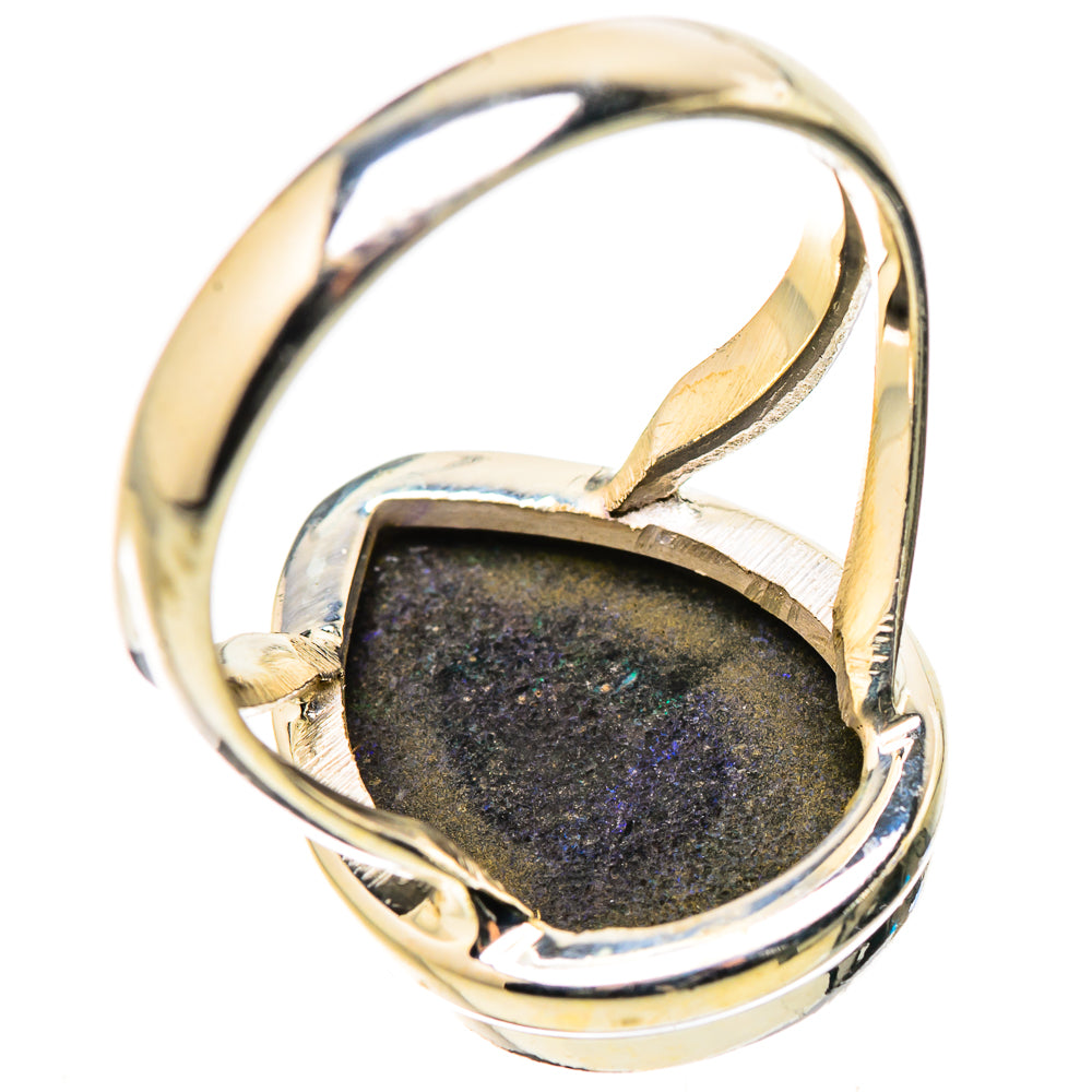 Andamooka Opal Rings handcrafted by Ana Silver Co - RING131630 - Photo 3