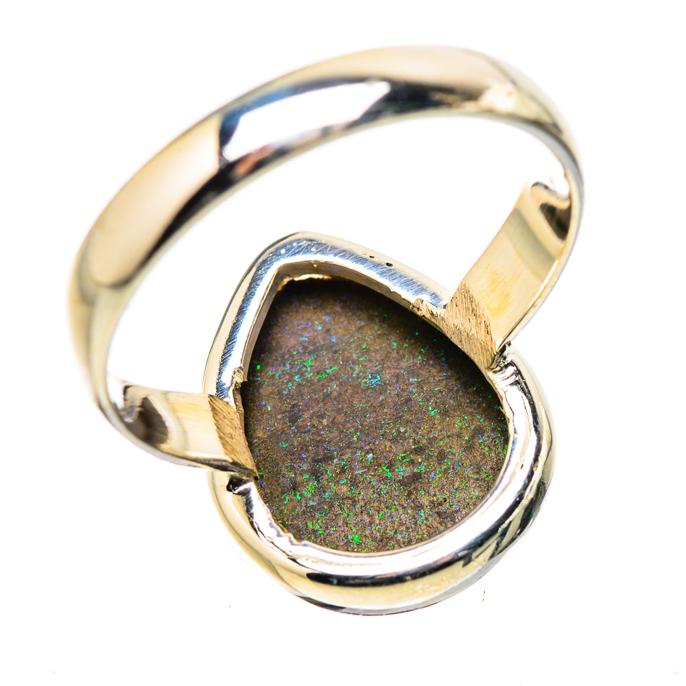 Andamooka Opal Rings handcrafted by Ana Silver Co - RING131633 - Photo 3