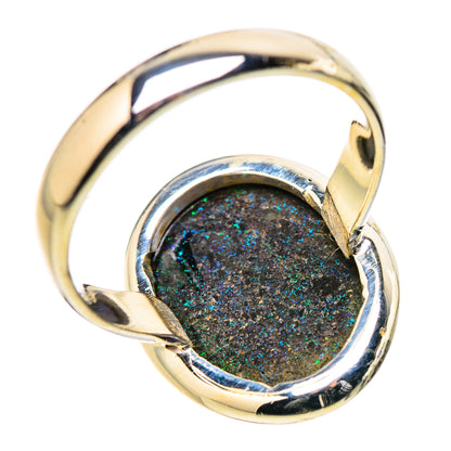Andamooka Opal Rings handcrafted by Ana Silver Co - RING131634 - Photo 3