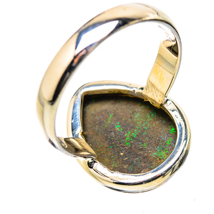 Andamooka Opal Rings handcrafted by Ana Silver Co - RING131637 - Photo 3