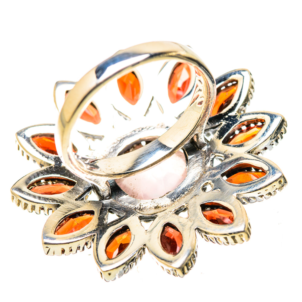 Rose Quartz Rings handcrafted by Ana Silver Co - RING131644 - Photo 3
